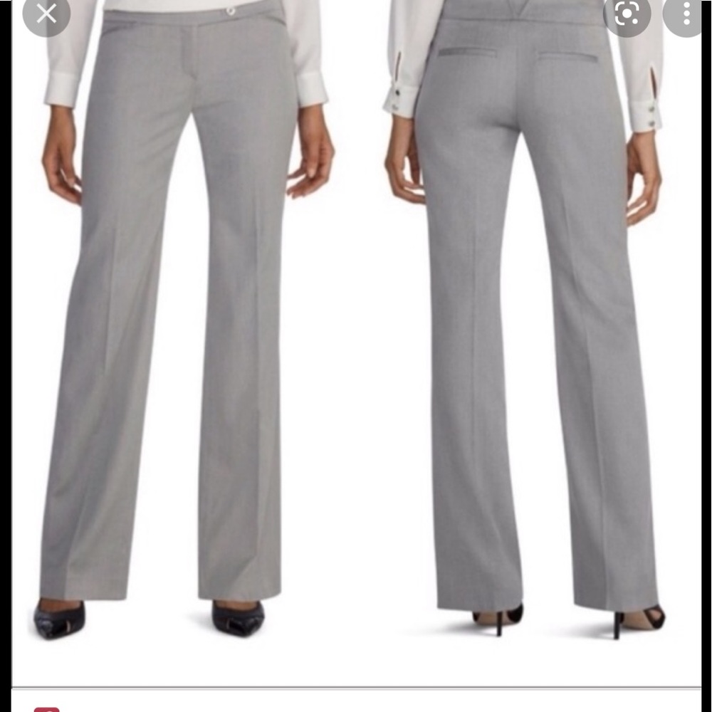 White House black market flair grey trouser- size 0R